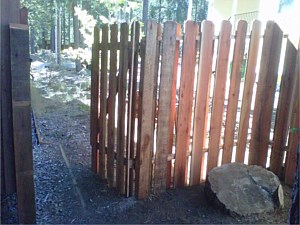 Shadow Box Wood Fence 2