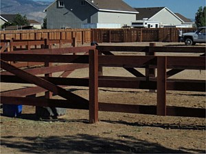 Wood Rail Fence