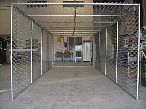 Dog Kennel- Custom long w/ a roof 1