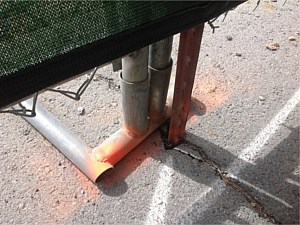 Steel Stands with T-posts