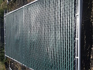 Slatted Rental Fence