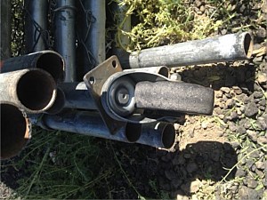 Swivel Wheels for Temporary Fence