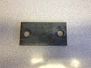 2"x4"sq Plate