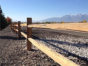 Split-rail 2rail Fence 1