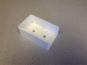Vinyl Wall Mount- 2" x 3.5" 1