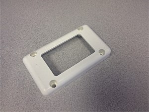 Vinyl Wall Mount- 2" x 3.5" 3