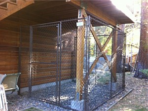Custom 8'tall Brown Kennel 2