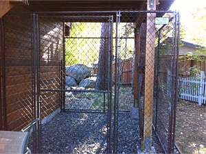 Custom 8'tall Brown Kennel 3