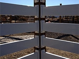 5rail White Vinyl Fence 3