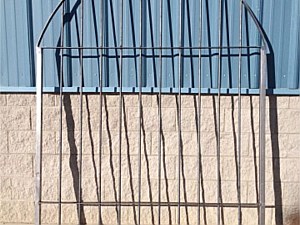 Arched Steel Frame Gate- Raw Steel 1