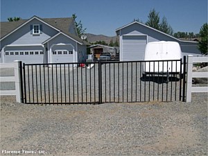 Iron Regal Black Double Drive Gate System