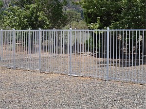 Regal (White) Iron Fence