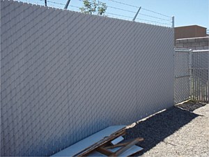 Privacy Slat-master (Gray) Chain Link
