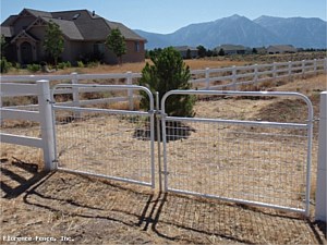 Ranch Gate Double Drive Gate System