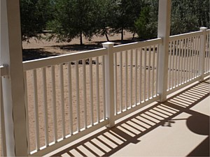 Handrail Vinyl Fence