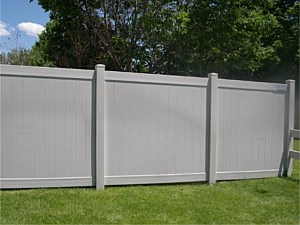 Privacy Clay Vinyl Fence