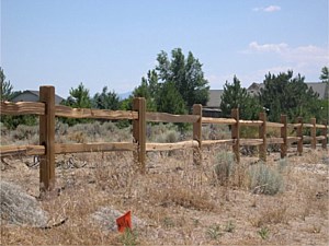 Wood Rail Fence