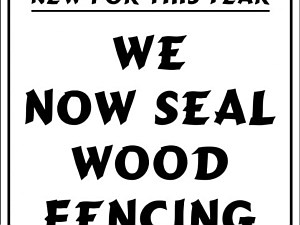 We Now Seal & Stain Wood Fence