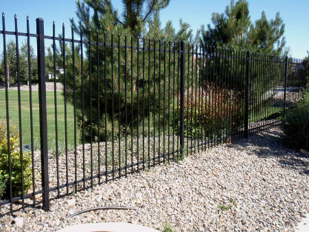 Chain Link with Vinyl Coating Fence Installation in Lake Tahoe