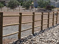 Wood Rail Fence
