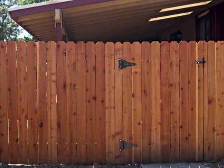 Redwood Fence in Reno