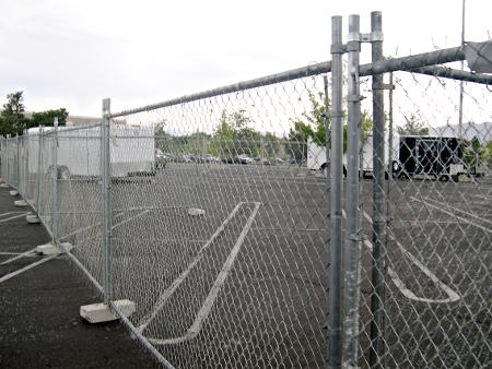 Temporary Chain Link Fence Installation in Reno
